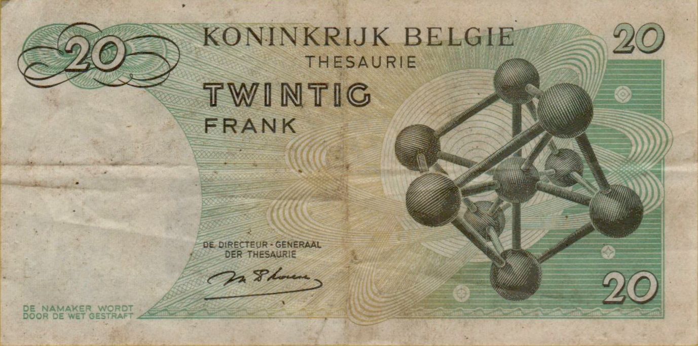 Belgium 20 1964 VF P-138/1